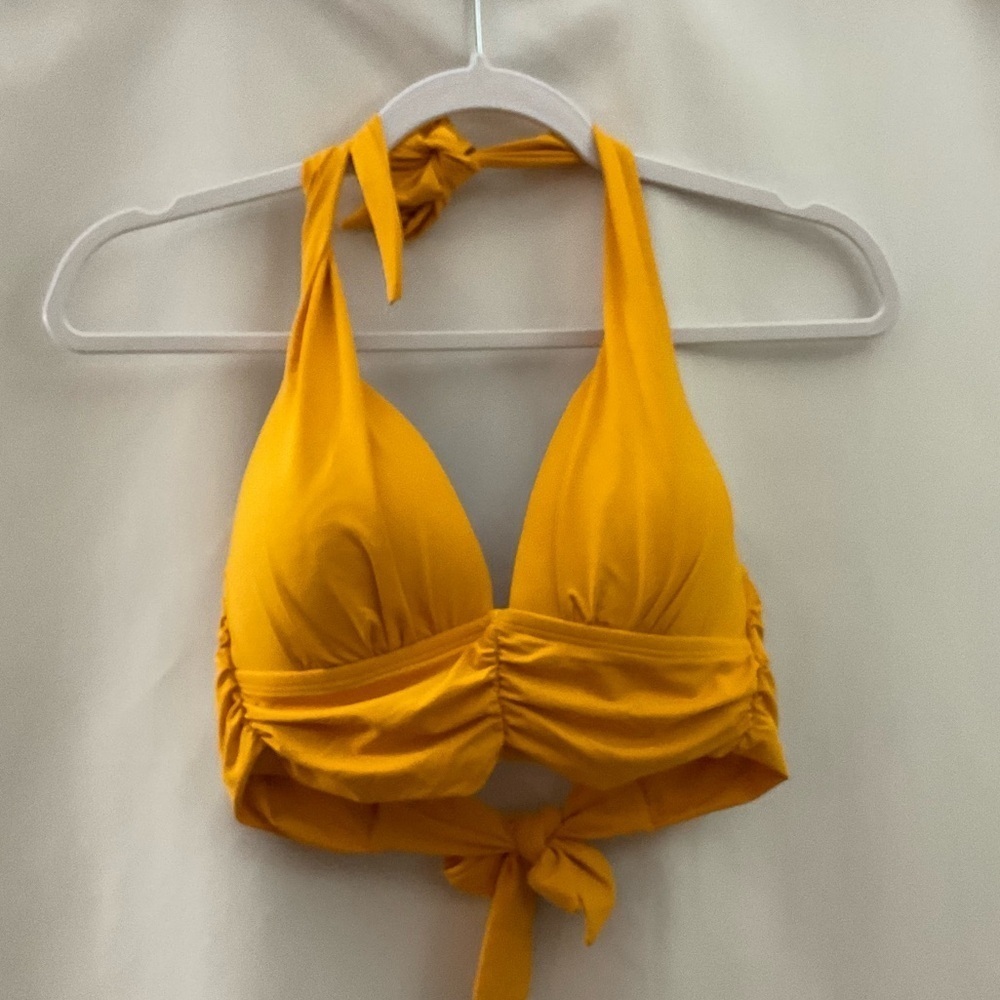 Amavi Bikini Swim Top Yellow M
